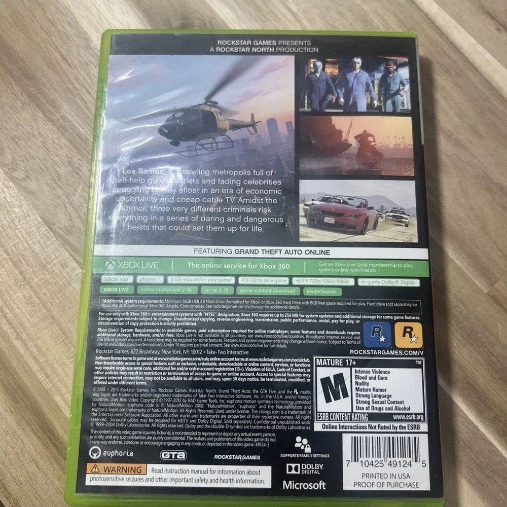 Grand Theft Auto V - Microsoft‎ Xbox 360